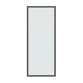 Душевая перегородка Grossman Style 200.K33.05.70.21.02 70х195 стекло текстурное профиль черный